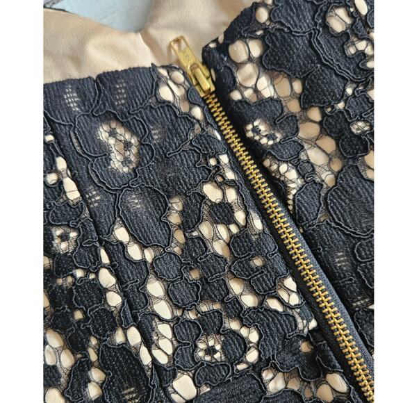 NBD X Nave Twins Strapless Lace Black Cocktail Dress Sz XS - Picture 5 of 7